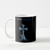 I Have Decided Water Cross Baptism Christian Follo Kaffeetasse (Links)