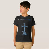 I Have Decided Water Cross Baptism Christian Follo T-Shirt (Vorne ganz)