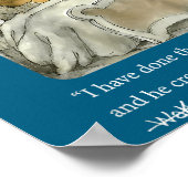 I Have Done That Said Toad And He Crossed Out Wake Poster (Ecke)