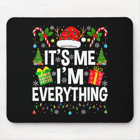 I Have Everything I Need Couples Pajamas Christmas Mousepad (Vorne)