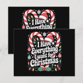 I Have Everything I Want for Christmas (Vorne/Hinten)