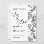 I have found the one black and white photo save the date (Vorderseite)