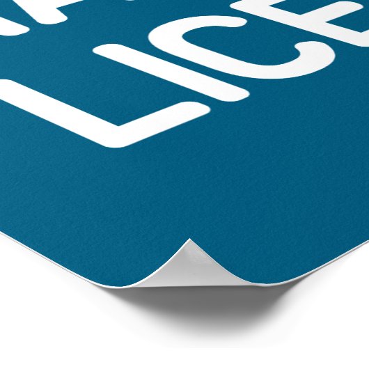 I Have Lice, Funny, Jokes, Sarcastic  Poster (Ecke)