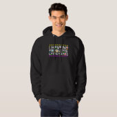 I Have No Problems Layin Hands Retro 90 s Style Hoodie (Vorne ganz)