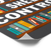 I Have No Shelf Control Funny Library Reading Love Poster (Ecke)