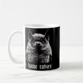 I Have Rabies Funny Bat Kaffeetasse (Links)
