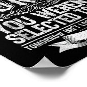 I Have Selective Hearing You Werent Selected Today Poster (Ecke)