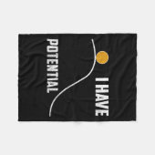 I Have Tential Funny Physics Teacher Science  Fleecedecke (Vorderseite (Horizontal))