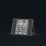 I have the best sister in the world karte<br><div class="desc">Fun little sister,  perfekte little sister birthday,  for little sister</div>