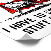 I Have To Say Weird Stuff Or I'll Die Funny Meme F Poster (Ecke)