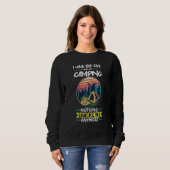 I Have Two Kids And Go Camping Funny Camping Sweatshirt (Vorne ganz)