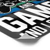 I Have Two Titles Brother And Gamer I Crush Both  Poster (Ecke)