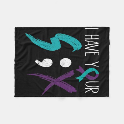 I Have Your Six Military Suicide Prevention Awaren Fleecedecke (Vorderseite (Horizontal))