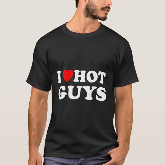 I He Hot Typ I Liebe Hot Typ T-Shirt (Vorderseite)