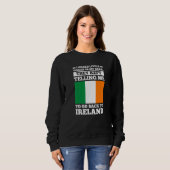I head little voices in my head go Ireland irish r Sweatshirt (Vorne ganz)