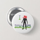 I Headshot-Zombies Button (Vorne & Hinten)