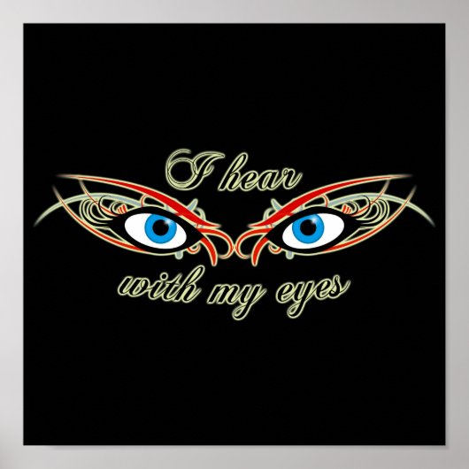 i hear - boy poster (Vorne)