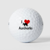 I Heart Aardvarks Golfball (Vorderseite)