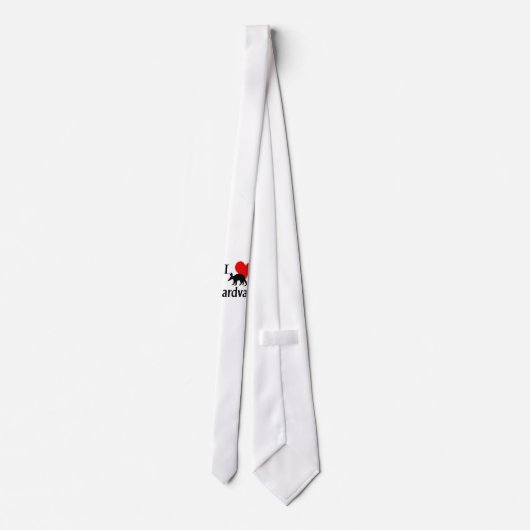 I Heart Aardvarks Krawatte (Rückseite)