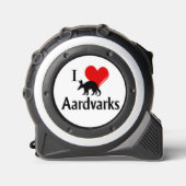 I Heart Aardvarks Maßband (Vorderseite)
