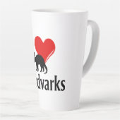 I Heart Aardvarks Milchtasse (Rechte Ecke)