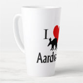I Heart Aardvarks Milchtasse (Linke Ecke)