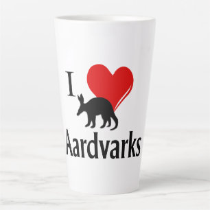 I Heart Aardvarks Milchtasse