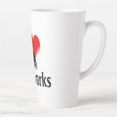 I Heart Aardvarks Milchtasse (Rechts)