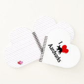 I Heart Aardvarks Notizblock (Innenseite)