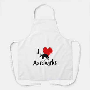 I Heart Aardvarks Schürze