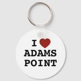I heart Adams Point Keychain Schlüsselanhänger