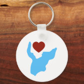 I heart Adams Point Keychain Schlüsselanhänger (Rückseite)