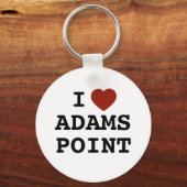 I heart Adams Point Keychain Schlüsselanhänger (Vorderseite)