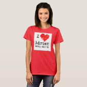 I heart Adrien-with-an-e-T - Shirt (Vorne ganz)