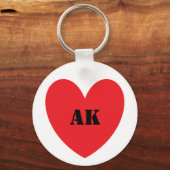 I Heart Alaska Schlüsselanhänger (Vorderseite)