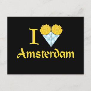 I Heart Amsterdam Postkarte