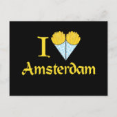 I Heart Amsterdam Postkarte (Vorderseite)