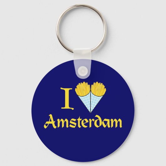 I Heart Amsterdam Schlüsselanhänger (Vorderseite)