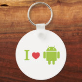 I heart Android Schlüsselanhänger (Vorderseite)