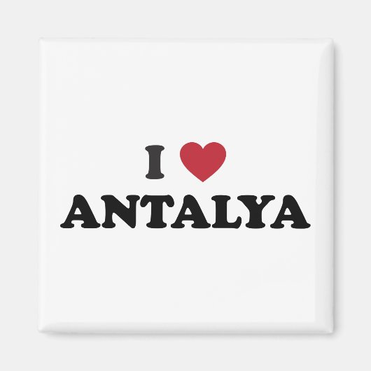 I Heart Antalya Türkei Magnet (Vorne)