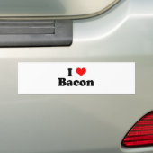 I Heart Bacon Autoaufkleber (Auf Auto)