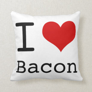 I heart Bacon Kissen