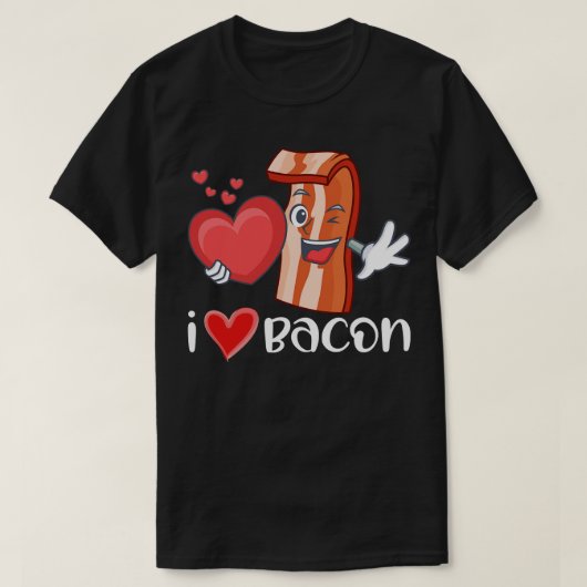 I Heart Bacon T-Shirt (Design vorne)