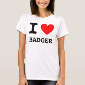 I Heart Badger Shirt (Vorderseite)