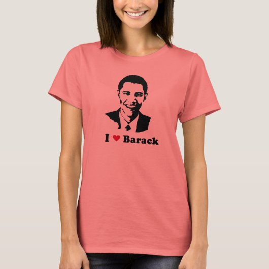 I Heart Barack T - Shirt (Vorderseite)