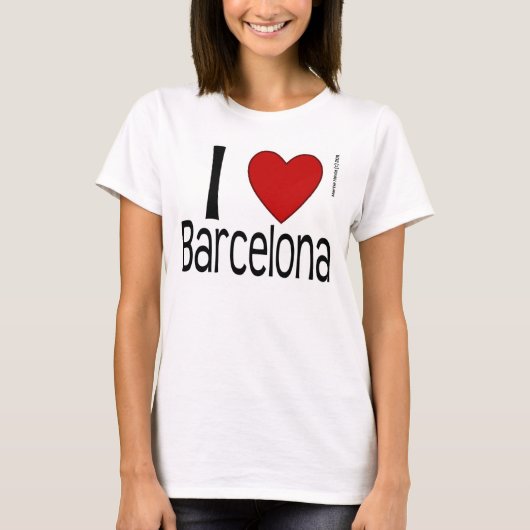 I Heart Barcelona Shirt (Vorderseite)