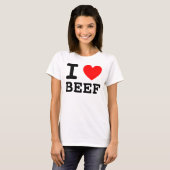 I Heart Beef Shirt (Vorne ganz)