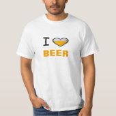 I Heart Beer - Funny T-Shirt (Vorderseite)