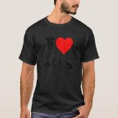 I Heart Beer  I Love Beer Alcohol  Drinking T-Shirt (Vorderseite)