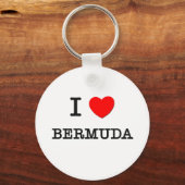 I HEART BERMUDA SCHLÜSSELANHÄNGER (Vorderseite)